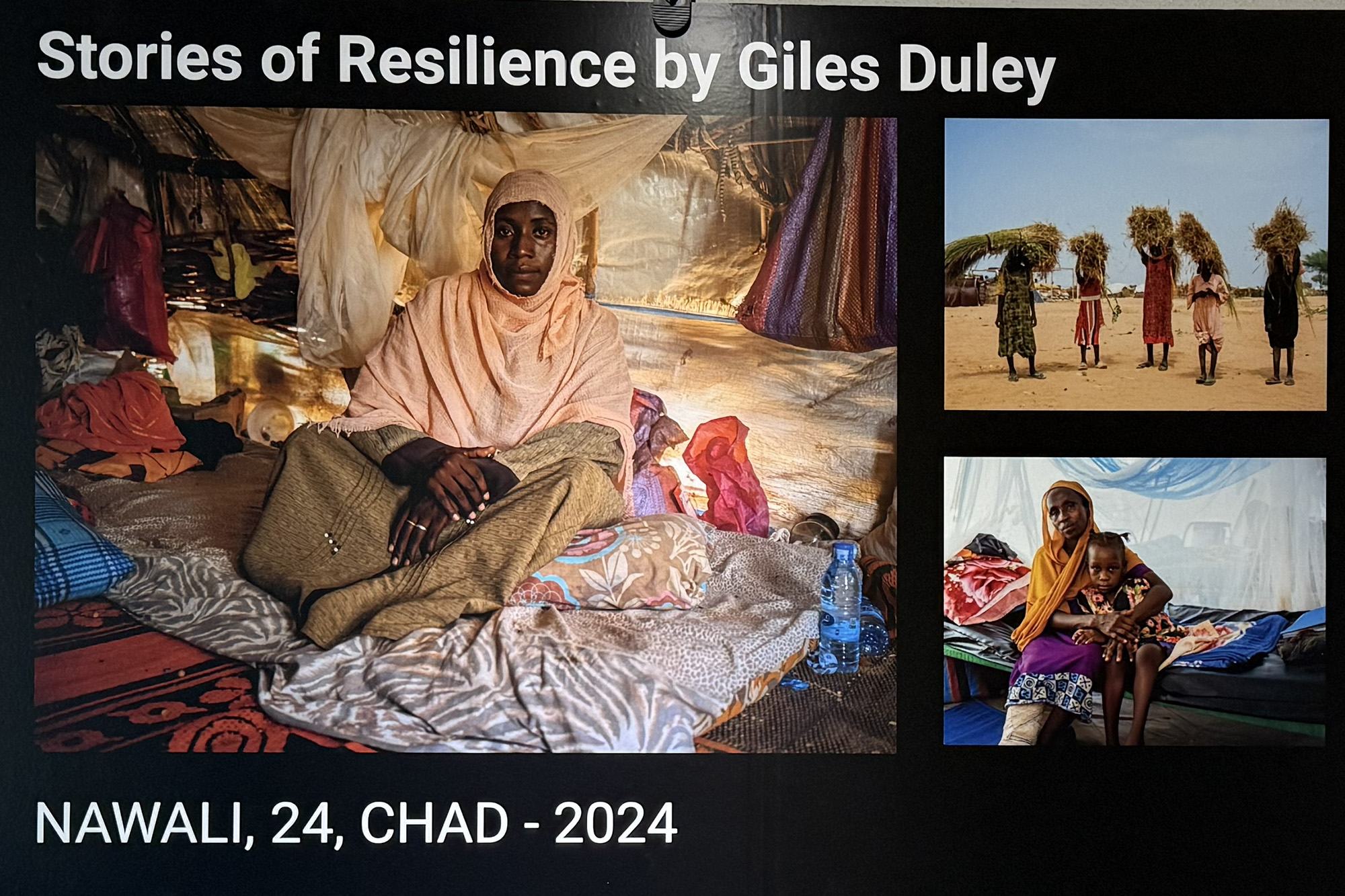 أُصيبت نوالي بشلل الأطفال في طفولتها، واضطرت للزحف من دارفور إلى تشاد بحثًا عن الأمان بعد أن كسرت الميليشيات كرسيها المتحرك.