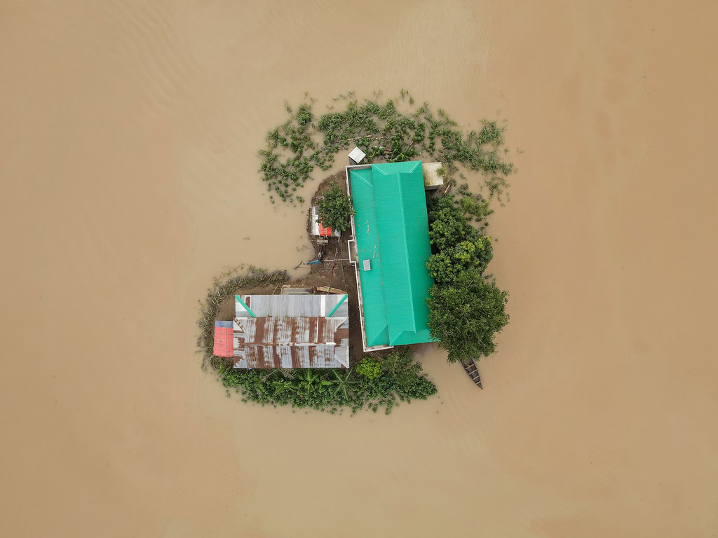 À Sunamganj, au Bangladesh, un endroit souvent touché par les inondations.