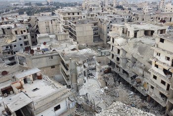 الكثير من البلدات في شمال غرب سوريا دمرت خلال الصراع