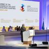 الأمين العام متحدثا في قمة الرؤساء على هامش المؤتمر الخامس لأقل البلدان نموا في الدوحة.