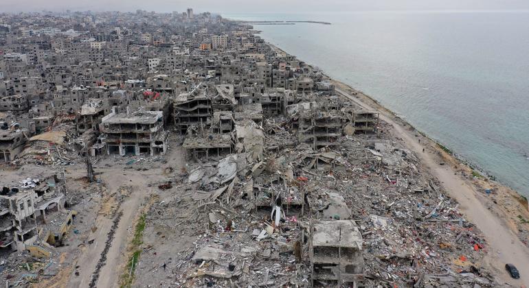 Destruction in northern Gaza