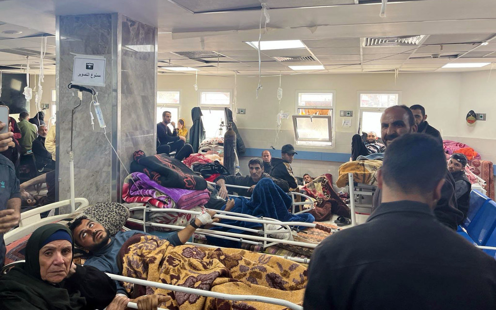 Wagonjwa wakipatiwa huduma katika hospitali ya Al-Shifa Gaza (Kutoka Maktaba)