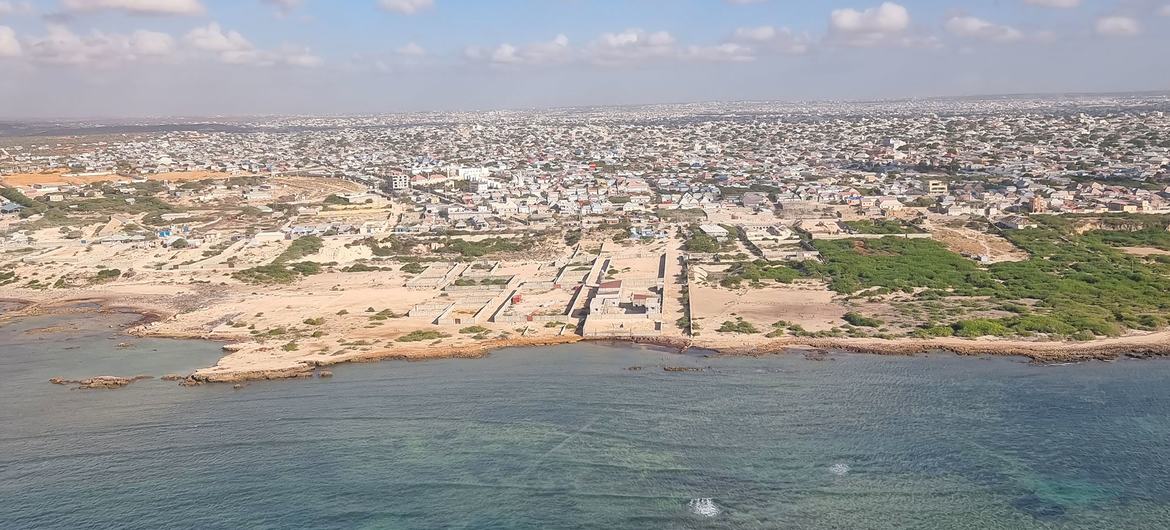 Côte de Mogadiscio, Somalie.