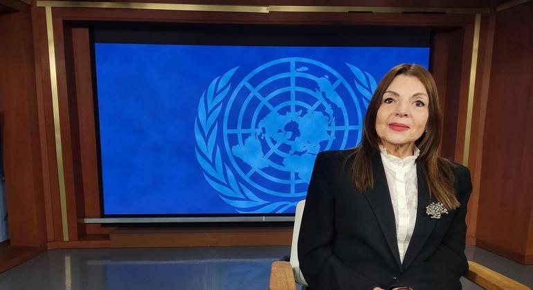La directora general de Política Exterior de Costa Rica, Gina Guillén, en la sede de la ONU en Nueva York. La directora general de Política Exterior de Costa Rica, Gina Guillén, en la sede de la ONU en Nueva York.