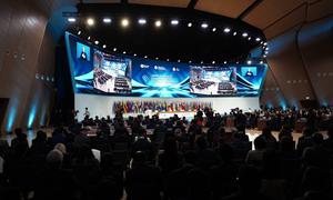 Participants at the Asia-Pacific Ministerial Conference on Digital Inclusion and Transformation, which was held in Astana, the capital of Kazakhstan.