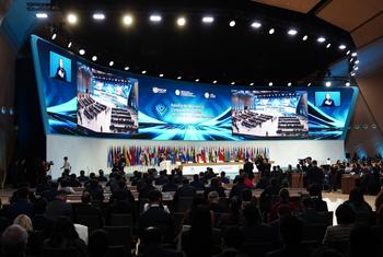 Participants at the Asia-Pacific Ministerial Conference on Digital Inclusion and Transformation, which was held in Astana, the capital of Kazakhstan.