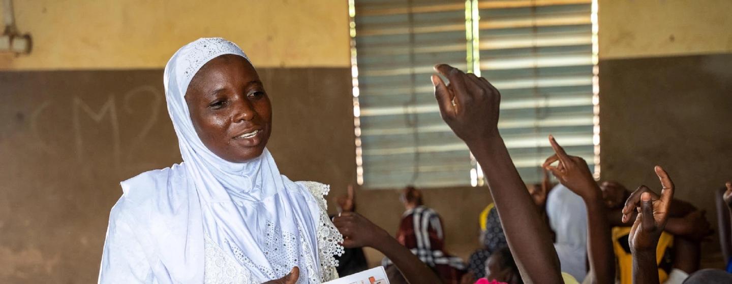 Azéra Konfé, enseignante au Burkina Faso.