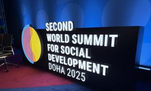 The Second World Summit for Social Development is taking place from 4-6 November at the Qatar National Convention Centre in Doha.