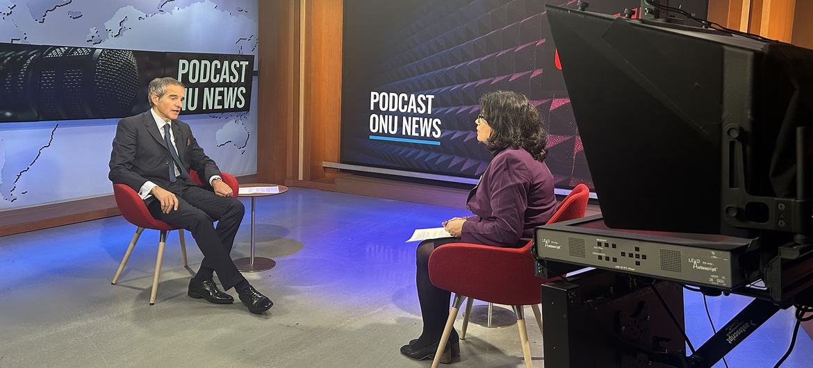 Monica Grayley entrevistou Rafael Mariano Grossi para o Podcast ONU News