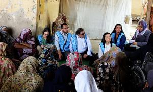  Li Fung, Representative of the Office of the High Commissioner for Human Rights (OHCHR) in Sudan, during a visit to Khartoum with Radhouane Nouicer, the Designated Expert on Sudan of the UN High Commissioner for Human Rights.