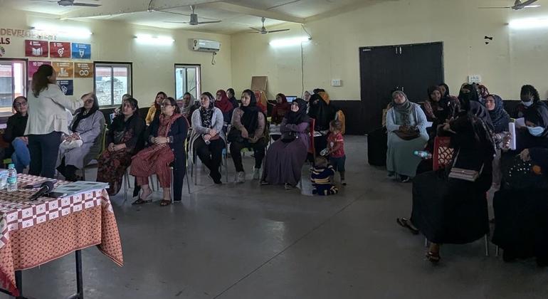 In India, UNHCR, with its partner BOSCO, organizes workshops to teach refugee women how to stay safe In India, UNHCR, with its partner BOSCO, organizes workshops to teach refugee women how to stay safe