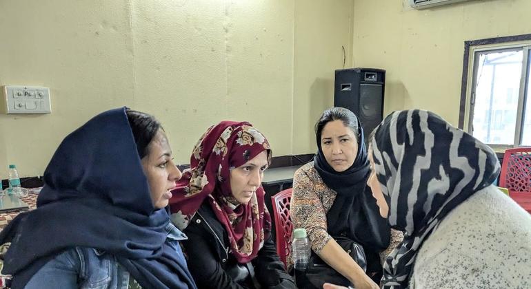 The women also shared their stories of resilience with other refugee women. The women also shared their stories of resilience with other refugee women.