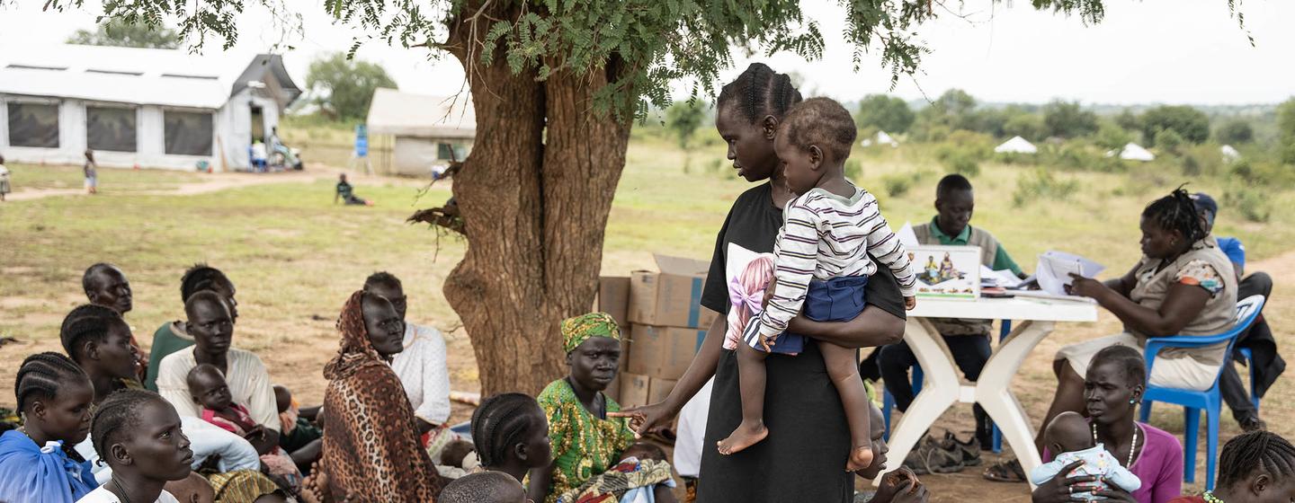 WFP's nutrition programme supports breastfeeding mothers through cash assistance and nutrition counselling. 