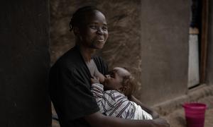 Christine breastfeeds her baby boy, Alvin, to provide him with the healthiest start to life.