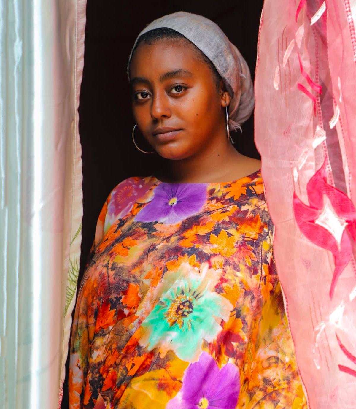 Zeinaba Mahr Aouad, 24, a resident of Djibouti, survied female genital mutilation when she was 10. Now a volunteer for the “Elle &amp; Elles” network, with the support of UNFPA, she canvasses her neighborhood and others to convince residents to end the pract…