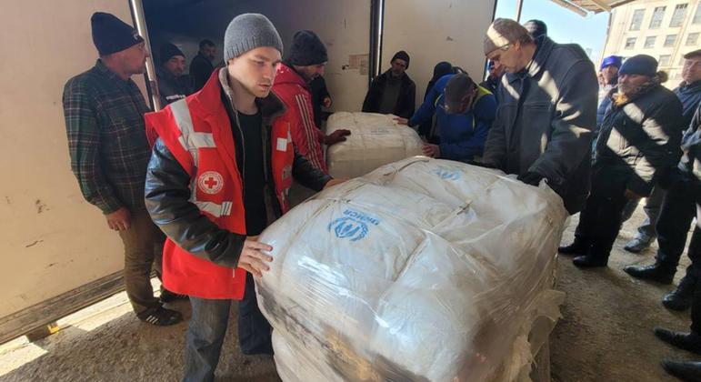 The UN and humanitarian partners are delivering assistance to Sievierodonetsk, Ukraine.
