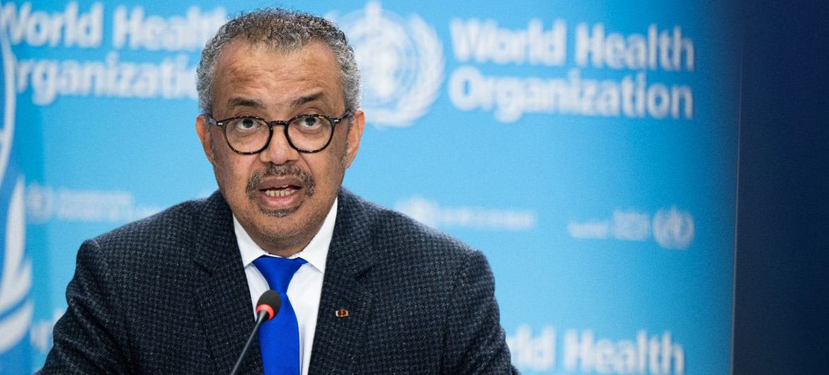 Chefe da OMS citou dois obstáculos nos esforços em curso para desenvolver um acordo internacional sobre preparação e resposta a pandemias