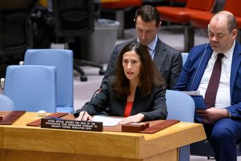 Ana Peyró Llopis, Acting Special Adviser and Head of UNITAD, briefs the Security Council.