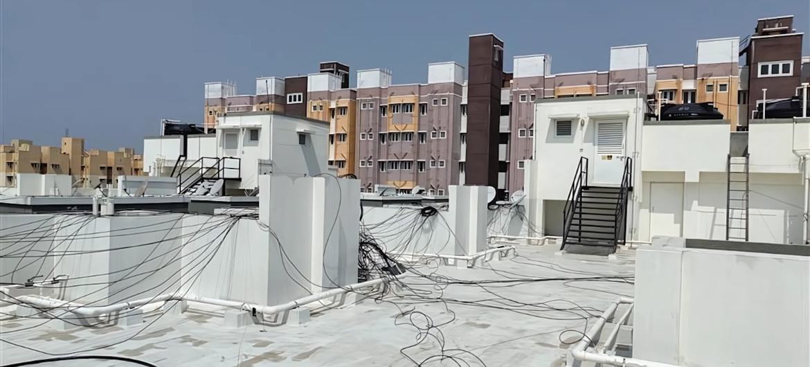 The 'Cold Coalition' led by the update and government of the state of Tamil Nadu have developed measures to keep fresh roofs in the residential project affordable in Chennai.