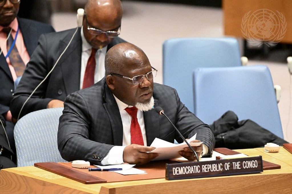 Mwakilishi wa Kudumu wa DR Congo kwenye Umoja wa Mataifa Balozi Zénon Mukongo Ngay.