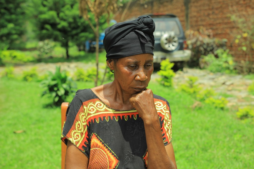 Tawinika Chebea, Mama mwenye umri ya miaka 68 pia mmoja ya wazee wanaopokea msaadaa toka kwa AFNAC, Kivu DRC.