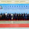 Le secrétaire général de ONU, António Guterres, sur une photo de groupe lors du sommet du Forum sur la coopération Chine-Afrique 2024 à Pékin, en Chine.