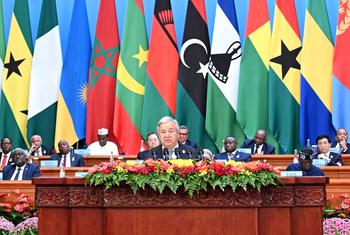 UN Secretary-General António Guterres at the Forum on China-Africa Cooperation in Beijing, China.