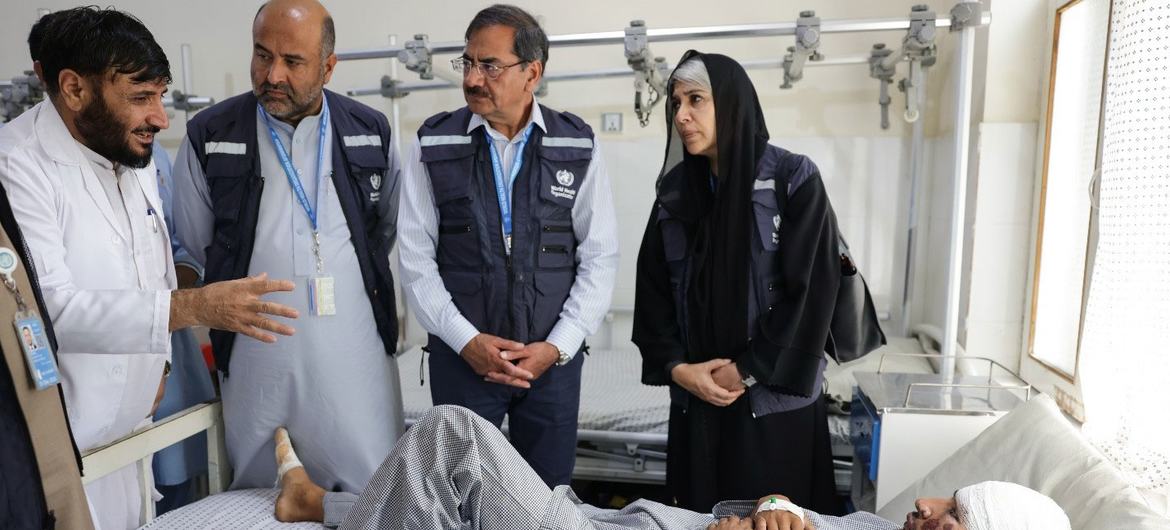 On September 2, 2025, Dr. Abdul Mateen Sahak and his WHO team visited the regional hospital of Asadabad, in Kunar Province, to monitor emergency healthcare services for people affected by the earthquake. On September 2, 2025, Dr. Abdul Mateen Sahak and his WHO team visited the regional hospital of Asadabad, in Kunar Province, to monitor emergency healthcare services for people affected by the earthquake.
