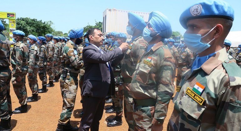 Сотни миротворцев из Индии, служащих в составе миссии в Южном Судане, получили награду ООН. Фото из архива.   