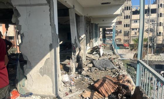 More than 35 displaced people were killed when an Israeli airstrike hit an UNRWA-run school in Nuseirat, Central Gaza