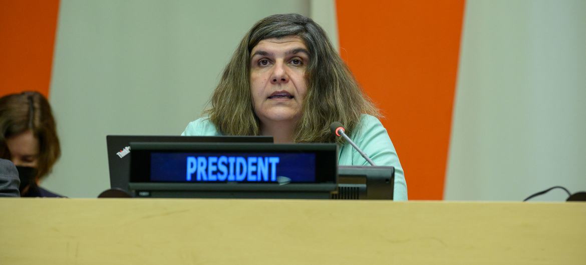 Lachezara Stoeva, présidente de la session 2023 du Conseil économique et social (ECOSOC).
