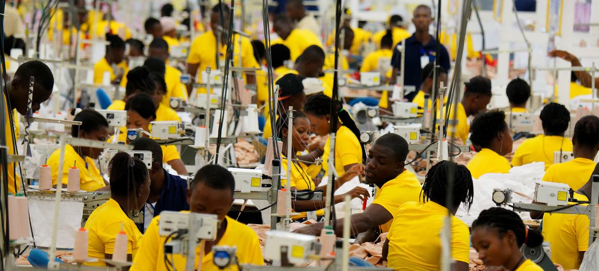 Young people in Haiti have the requisite skills to secure  work in garment factories.