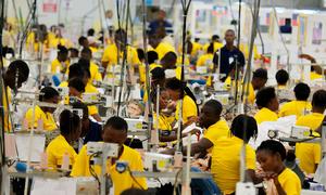 Young people in Haiti have the requisite skills to secure  work in garment factories.