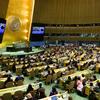 اقوام متحدہ کی جنرل اسمبلی میں اجلاس کا ایک منظر (فائل فوٹو)۔