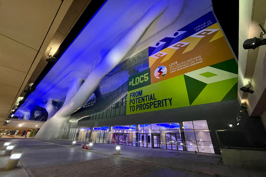 قطر کے دارالحکومت دوحہ میں اقوام متحدہ کے تحت کم ترقی یافتہ ممالک کی پانچویں کانفرنس منعقد ہو رہی ہے۔