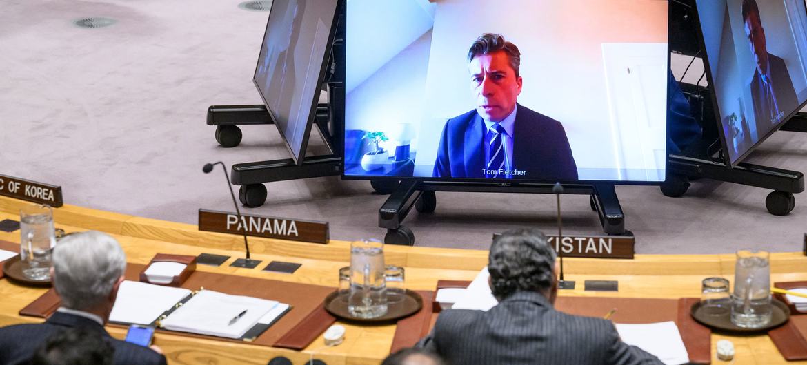 UN Emergency Assistance Coordinator Tom Flature apprised the representatives of member countries in the Security Council about the situation in Yemen.