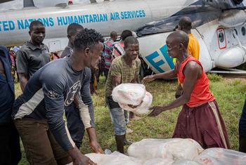 In Malawi, humanitarian supplies are delivered as part of the UN response plan to Cyclone Freddy in March 2023.