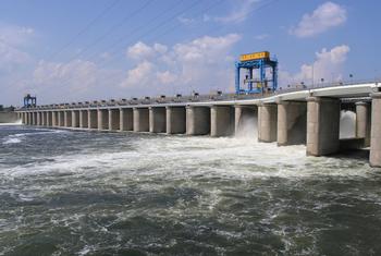 La Central hidroeléctrica de Kakhovka, en la provincia ucraniana de Kherson. (Foto de archivo).