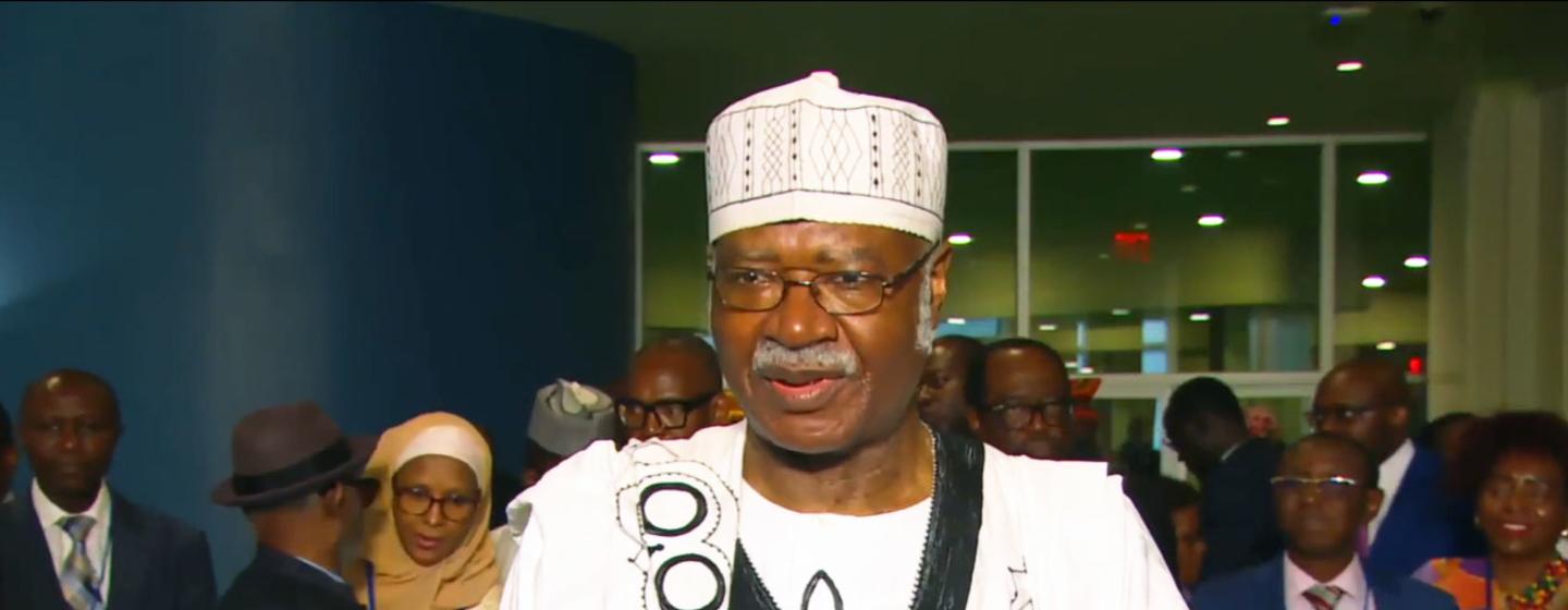 Philemon Yang of Cameroon, President-elect of the 79th session of the UN General Assembly.