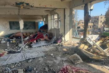 Mais de 35 pessoas deslocadas foram mortas quando um ataque aéreo israelense atingiu uma escola administrada pela Unrwa em Nuseirat, no centro de Gaza