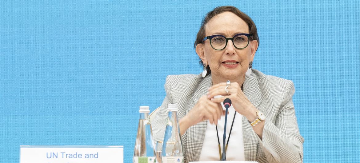A secretária-geral da Conferência das Nações Unidas sobre Comércio e Desenvolvimento, Rebeca Grynspan, 