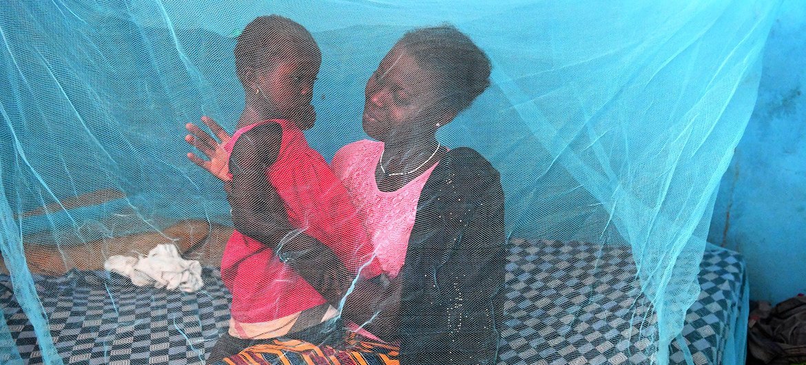 मलेरिया फैलाने वाले मच्छरों से बचाव के लिये, मच्छरदानी लगाना, एक महत्वपूर्ण ऐहतियाती उपाय है.