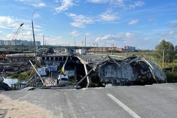 Ирпень, небольшой городок под Киевом, принял на себя удар одним из первых после полномасштабного вторжения России в Украину. 