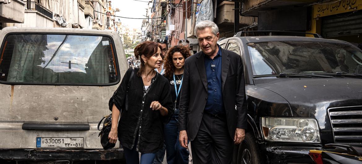 UN High Commissioner for Refugees Filippo Grandi visits Lebanon on a solidarity mission as humanitarian needs grow.