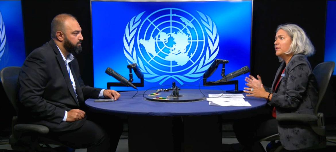 Karla Quintana, chefe da Instituição Independente sobre Pessoas Desaparecidas na Síria, fala com Ezzat El Ferri da ONU News Árabe Karla Quintana, chefe da Instituição Independente sobre Pessoas Desaparecidas na Síria, fala com Ezzat El Ferri da ONU News Árabe