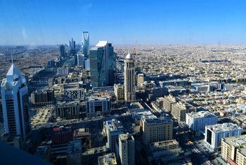 Vista aérea de Riad, la capitalde Arabia Saudita