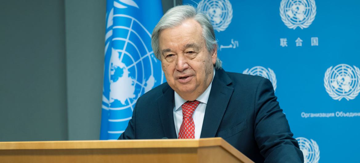 UN Secretary-General António Guterres.