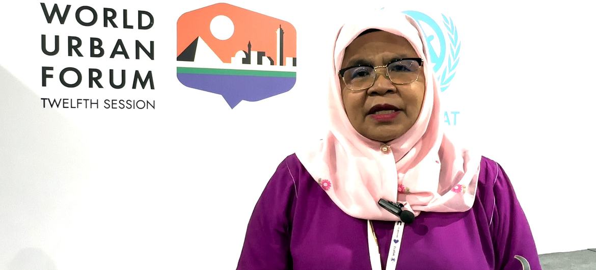 Maimuna Mohd Sharif, maire de Kuala Lumpur, Malaisie, et envoyée spéciale pour l'urbanisation durable.