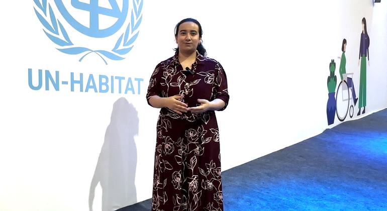 Sarah Syed, 20, is a Canadian climate justice activist. Sarah Syed, 20, is a Canadian climate justice activist.