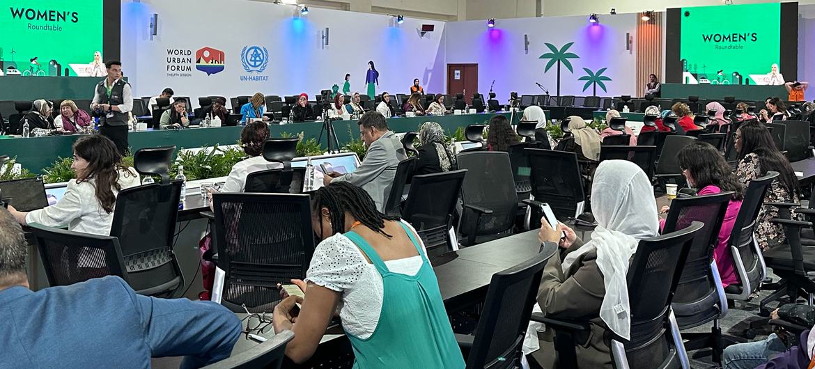 Women’s Roundtable at UN-Habitat’s WUF12 in Cairo, Egypt.